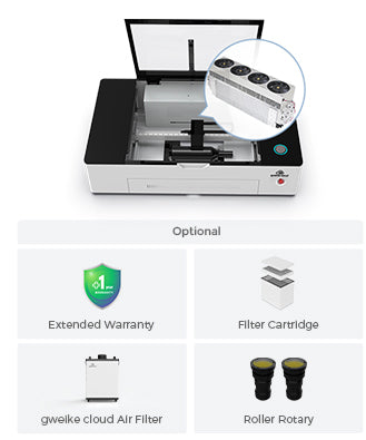 gweike cloud RF Metal Tube Laser Cutter